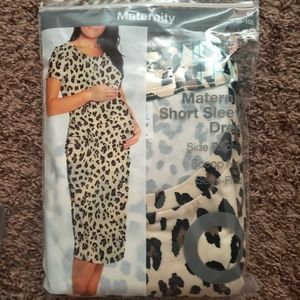 Maternity dress leopard cheetah